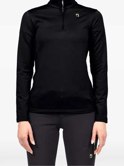 Karpos Pizzocco Half-zip Long-sleeve Ski Top In Black
