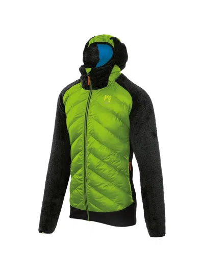 Karpos Quilted Hooded Jacket In Green