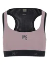 Karpos Racer-back Mesh-panel Sports Bra In Purple