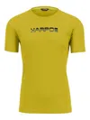 Karpos Short-sleeve Logo T-shirt In Yellow