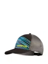 Karpos Striped Mesh-panel Cap In Black
