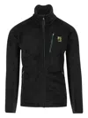 Karpos Textured Zip-up Sweatshirt In Black
