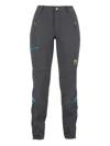 Karpos Zip-pockets Panel Sport Track Pants In Gray