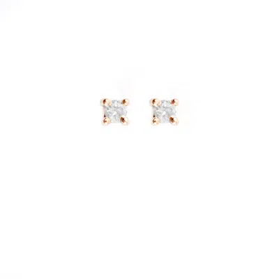 Karrah Jewellery Women's Diamond Studs - 9k Gold In Yellow