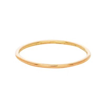 Karrah Jewellery Women's Essential Plain Gold Band - 9k Gold In Yellow