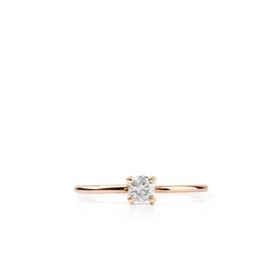 Karrah Jewellery Women's Sunkissed Diamond Ring - 9k Gold In Yellow
