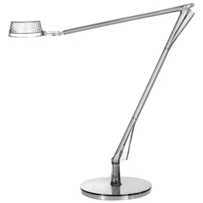 Pre-owned Kartell Aledin Dec Desk Lamp In Crystal By Alberto E Francesco Meda In Transparent