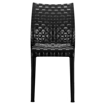 Pre-owned Kartell Ami Ami Chair In Glossy Black By Tokujin Yoshioka
