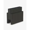 Kartell Anthracite Magazine Rack In Black