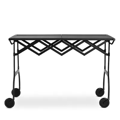 Kartell Battista Mat Folding Trolley In Black