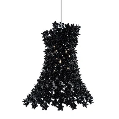 Kartell Bloom Pendant In Matte Black,black