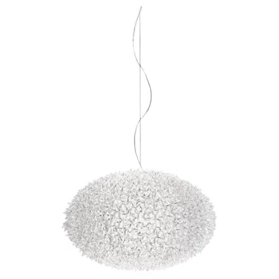 Pre-owned Kartell Bloom Suspension In Crystal By Ferruccio Laviani In Transparent