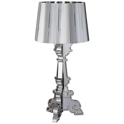 Pre-owned Kartell Bourgie Lamp In Silver By Ferruccio Laviani
