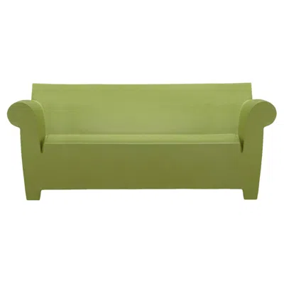 Pre-owned Kartell Bubble Club 2-seat Sofa In Green By Philippe Starck