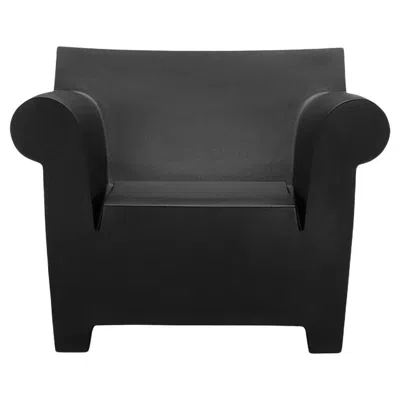 Pre-owned Kartell Bubble Club Armchair In Black By Philippe Starck