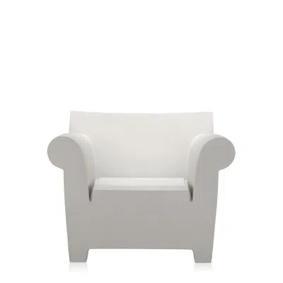 Kartell Bubble Club Chair In Zinc White