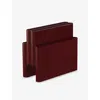 Kartell Burgundy Magazine Rack In Burgundy