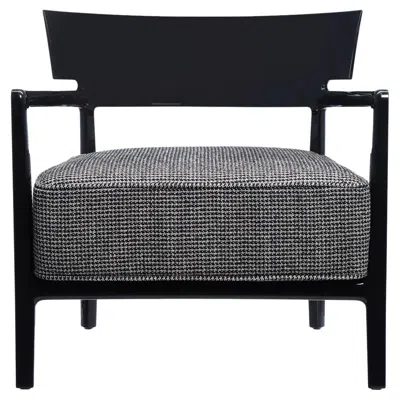 Pre-owned Kartell Cara Chair Black Beige By Philippe Starck With Sergio Schito