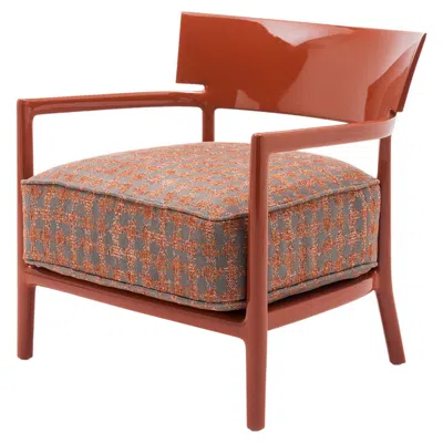 Pre-owned Kartell Cara Chair Rusty Beige By Philippe Starck With Sergio Schito In Brown