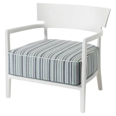 Pre-owned Kartell Cara Mat Outdoor Chair In White Green By Philippe Starck & Sergio Schito