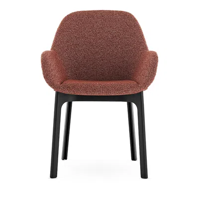 Kartell Clap Dining Chair In Brown