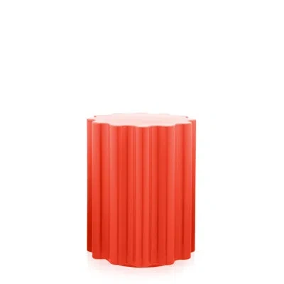Kartell Colonna Stool In Red