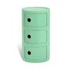 Kartell Componibili Bio 3 Tier Storage Tower In Green