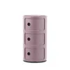 Kartell 3-compartment Componibili Container In Mauve