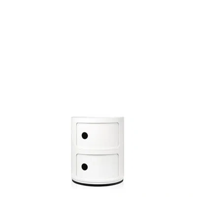 Kartell Componibili Round Modular Stacking Units In White