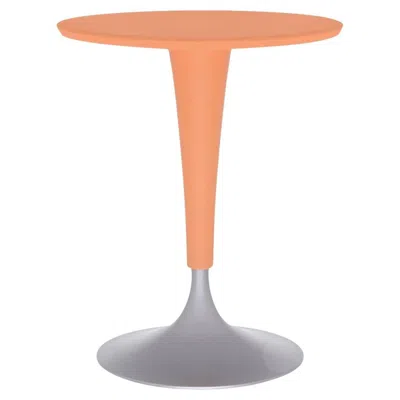 Pre-owned Kartell Dr. Na Table In Light Orange By Philippe Starck
