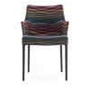 Kartell Eleganza Nia Missoni Dining Chair In Black