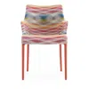 Kartell Eleganza Nia Missoni Dining Chair In White