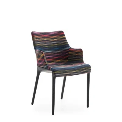 Kartell Eleganza Nia Missoni In Black/yellow/pink In Black;plastic