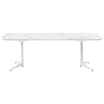 Pre-owned Kartell Extra Large Multiple Dining Table By Antonio Citterio In Gray