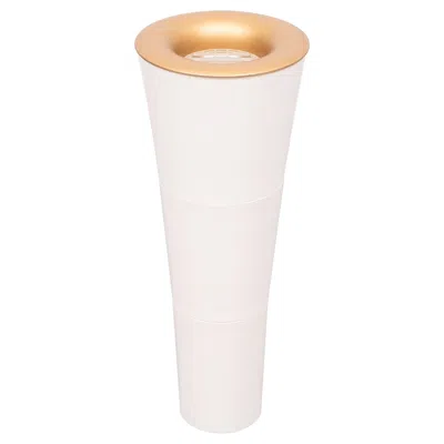 Pre-owned Kartell Fackla Floor Lamp By Ikea, Plastic Base, Modern Design, Sweden, 1990s In Sand