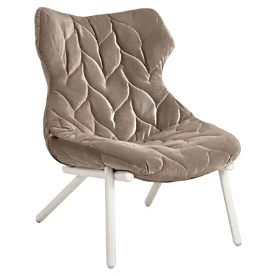 Pre-owned Kartell Foliage Armchair In Dove Grey By Patricia Urquiola In Gray