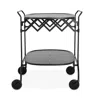 Kartell Gastone Mat Folding Trolley In Black