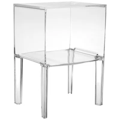 Pre-owned Kartell Ghost Buster Nightstand In Crystal By Philippe Starck & Eugeni Quitllet In Gray