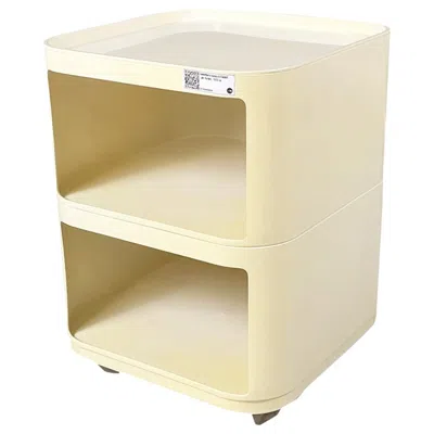 Pre-owned Kartell Italian Space Age Red Modular Chest Of Drawers By Castelli For , 1970s