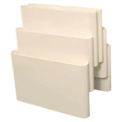 Pre-owned Kartell Italian White Magazine Rack By