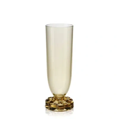 Kartell Jellies Flute Glasses In Green