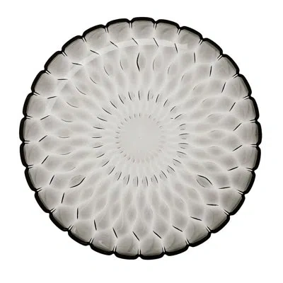 Kartell Jelly Dining Plate In Smoke