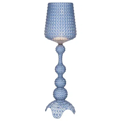 Pre-owned Kartell Kabuki Floor Lamp In Light Blue By Ferruccio Laviani