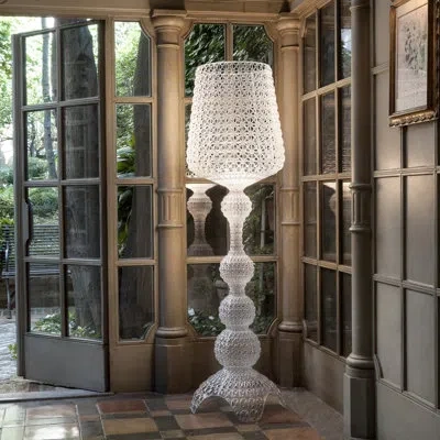 Kartell Kabuki Led Floor Lamp In Crystal