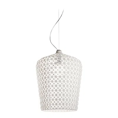 Pre-owned Kartell Kabuki Pendant Light In White By Ferruccio Laviani