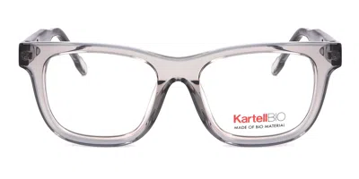 Kartell Kl001v Men's Glasses, Clear, Size 52 In Gray