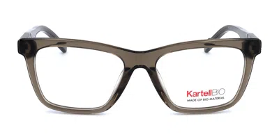 Kartell Kl004v Men's Glasses, Brown, Size 54