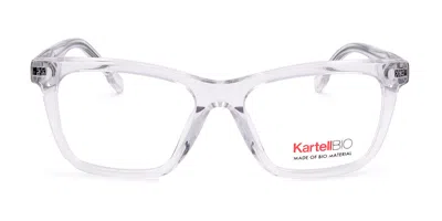 Kartell Kl004v Men's Glasses, Clear, Size 54 In Transparent
