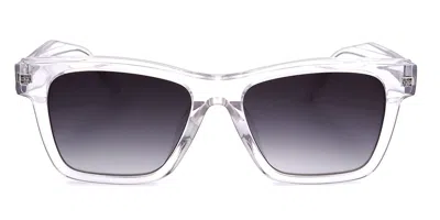 Kartell Kl500s 04 Men's Sunglasses Clear Size 53 In Transparent