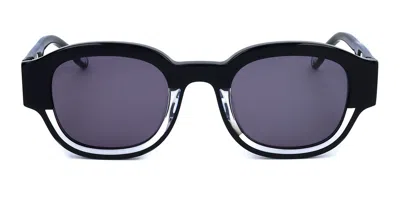 Kartell Kl502s 01 Men's Sunglasses Black Size 49 In Multi